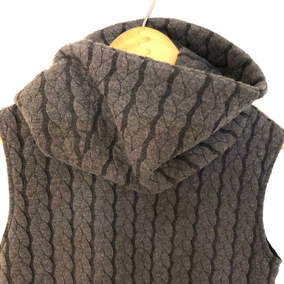 Vintage Nicole Benisti Grey Cable Knit Dress with Matching Neck Accessory - Picture 3 of 6